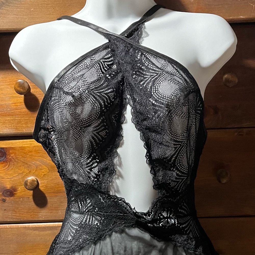 Black Chemise - 2 pieces
